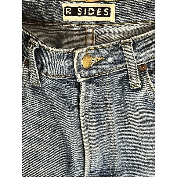 B Sides Jeans Ankle Straight Fit •Women 30• High Rise Cropped Denim Made In USA - Picture 5 of 12